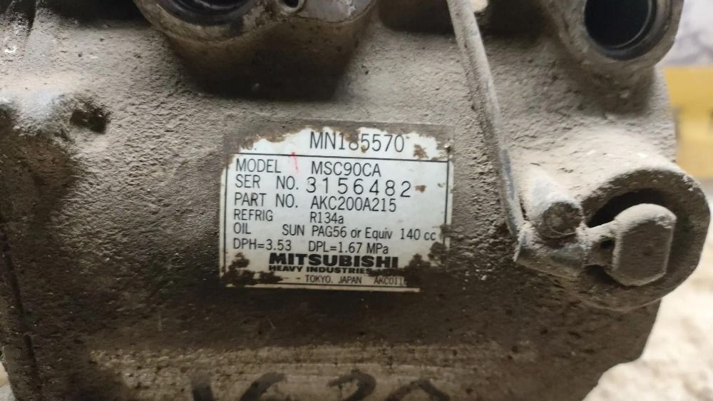 Компрессор кондиционера 4G18 Mitsubishi Lancer IX, 7000 рублей, Тольятти