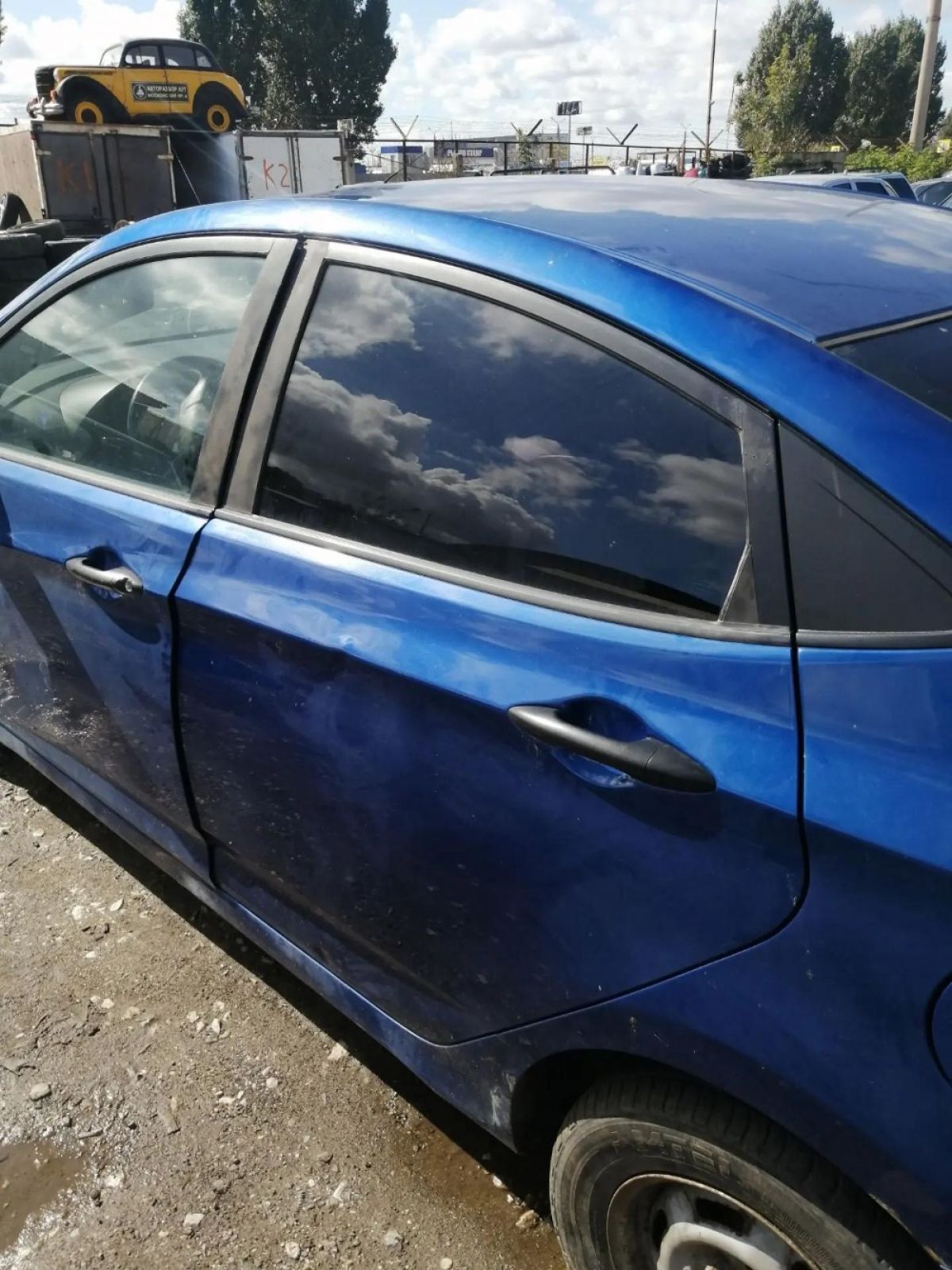 Дверь задняя левая Hyundai Solaris 1 2011, 35000 рублей, Тольятти
