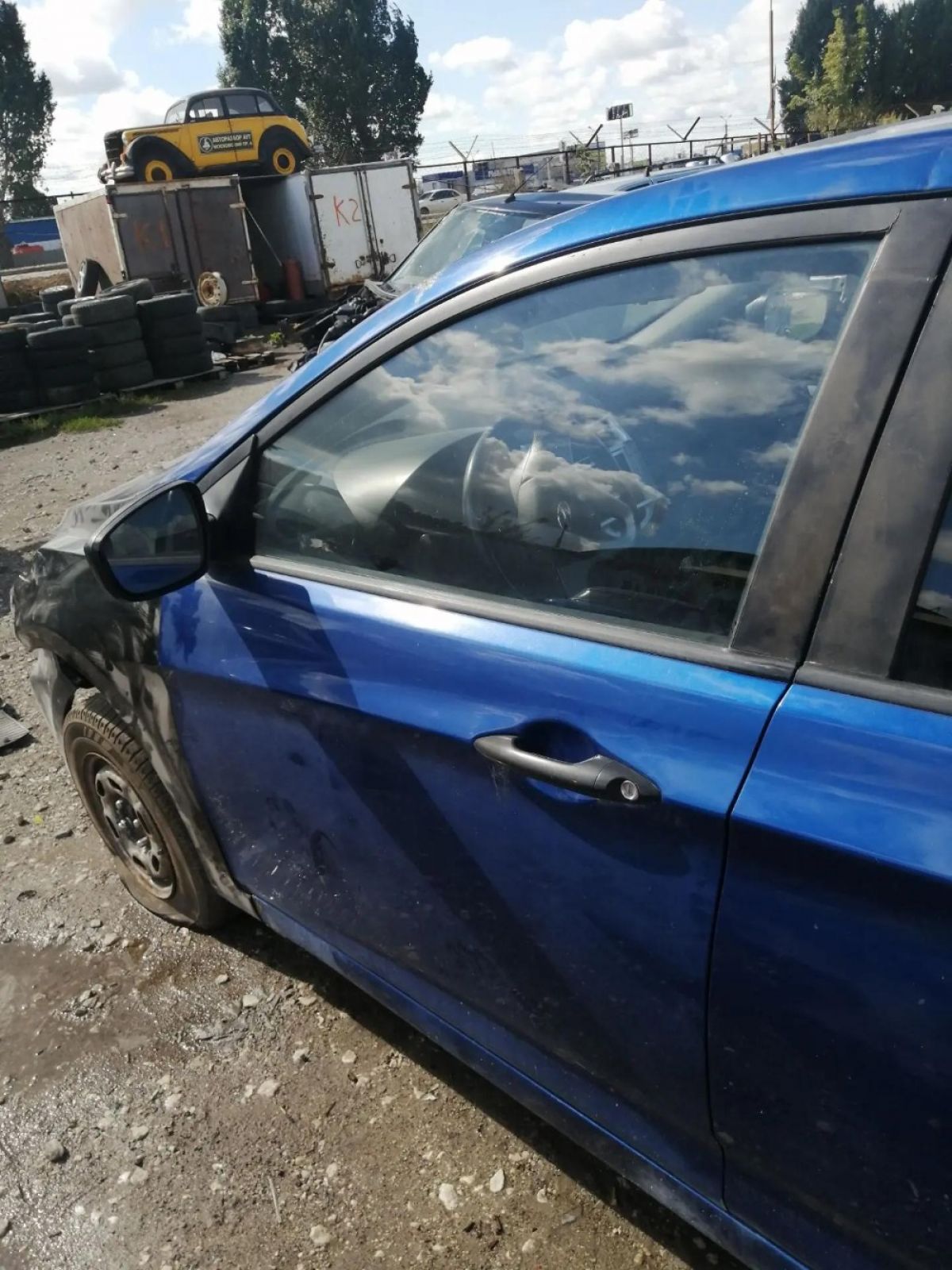 Дверь передняя левая Hyundai Solaris 1 СЕДАН, 44000 рублей, Тольятти